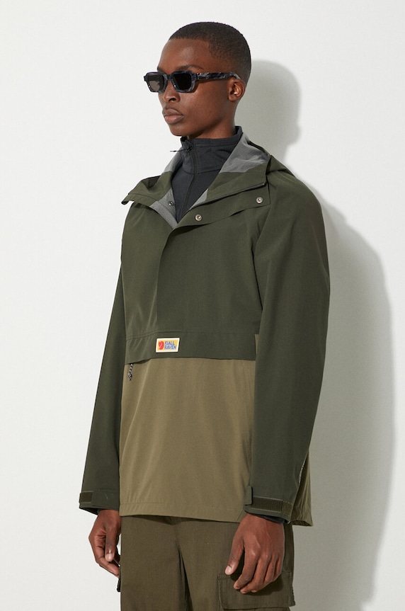 Nepromokavá bunda Fjallraven Vardag Hydratic Anorak zelená F86688.662.625
