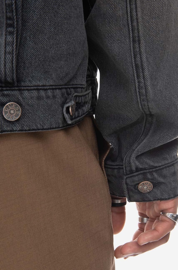 Guess geacă din denim M3GU97.D4XV0 negru