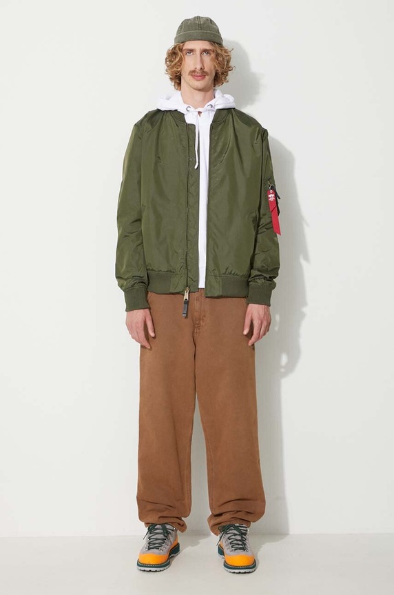 Alpha Industries kurtka bomber 191103 zielony SS26