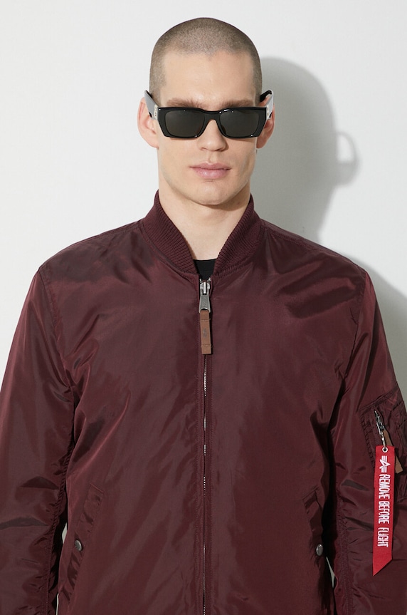 Alpha Industries bomber jacket 191103 maroon