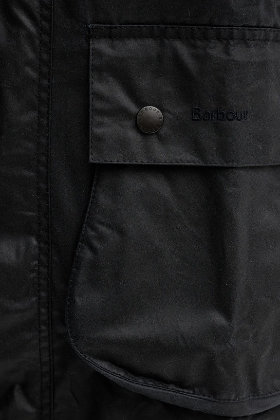 Barbour long jacket cotton Men's MWX0008 navy