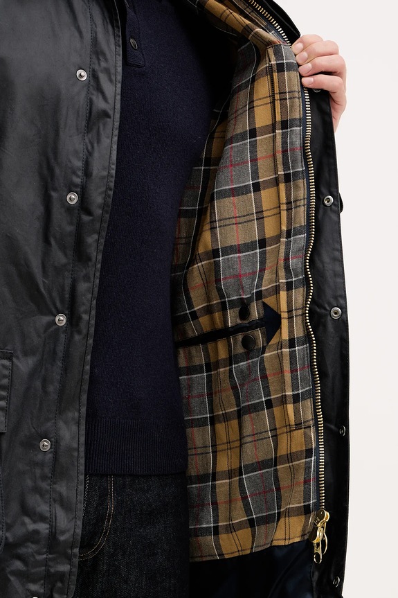 Barbour long jacket cotton Men's MWX0008