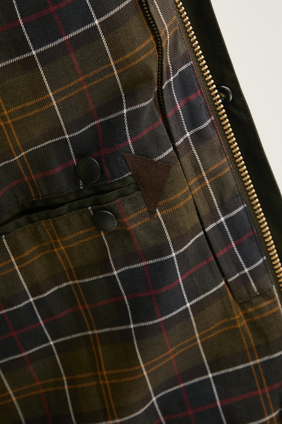 Barbour long jacket cotton Men's MWX0008