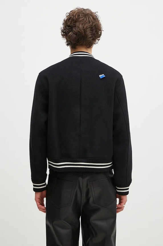 Abbigliamento Ader Error giacca bomber in lana BM42FYJK0504BK nero