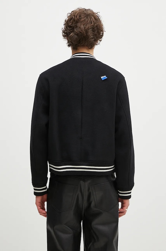 Abbigliamento Ader Error giacca bomber in lana BM42FYJK0504BK nero