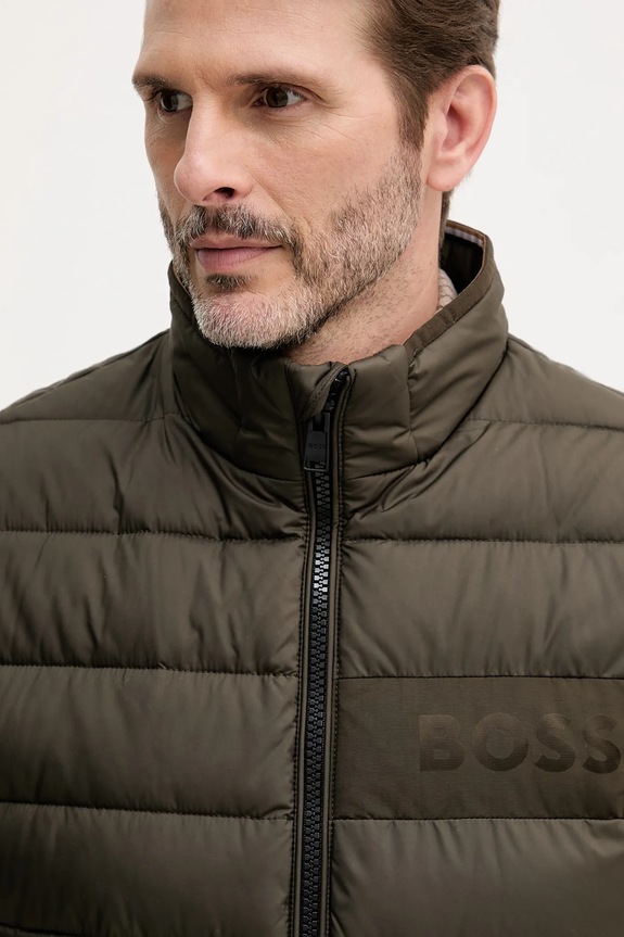 BOSS vesta pánská H-Cenito zelená 50518375