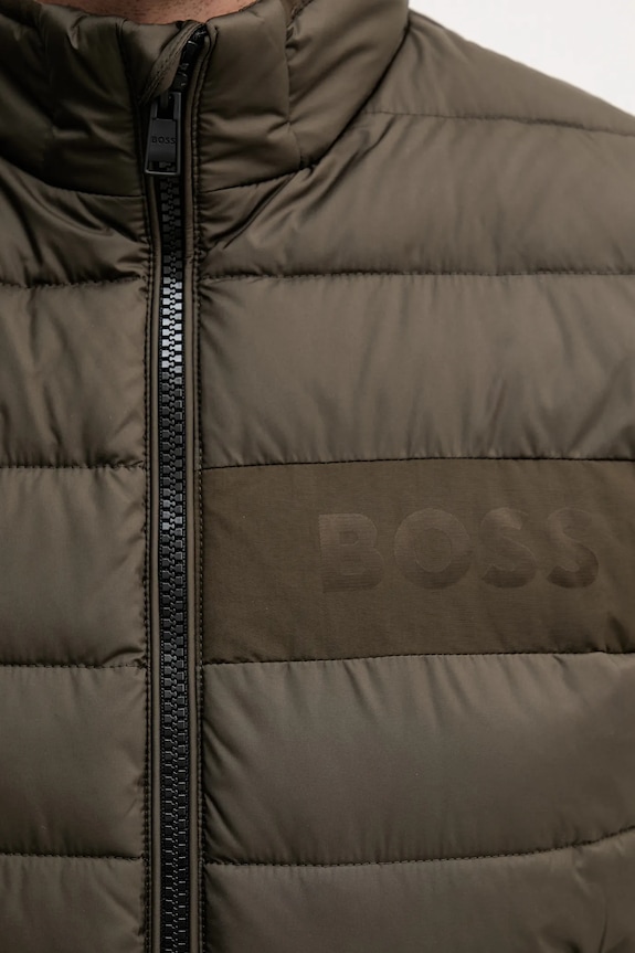 BOSS vesta pánská H-Cenito 50518375 zelená
