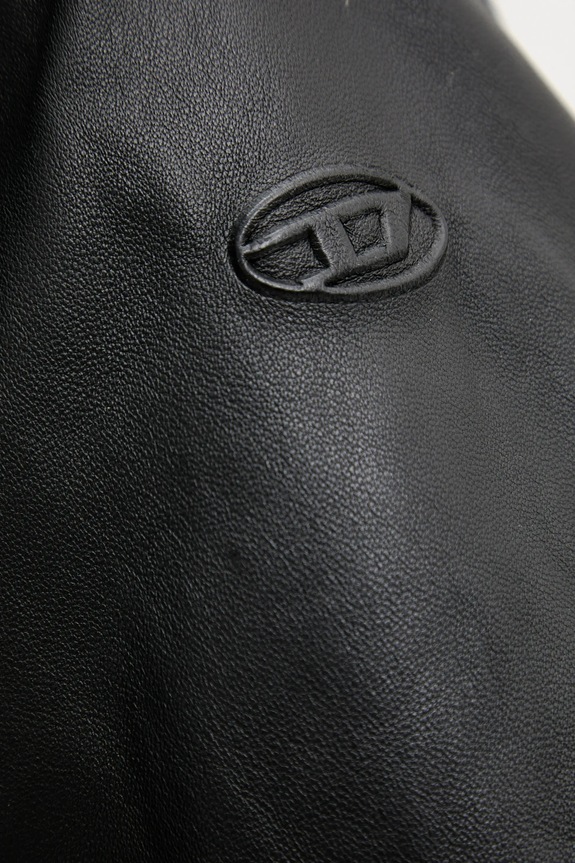 Diesel giacca in pelle stile bomber L-KHAT JACKET A16865.0PFAH