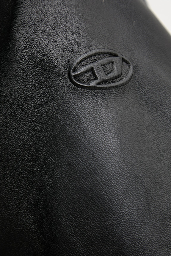 Diesel giacca in pelle stile bomber L-KHAT JACKET A16865.0PFAH