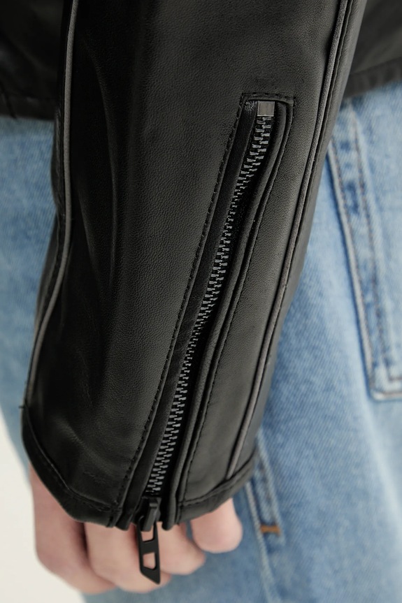 Δερμάτινο μπουφάν Diesel L-KRIXY JACKET A16866.0EPAU