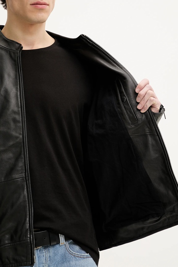 Δερμάτινο μπουφάν Diesel L-KRIXY JACKET A16866.0EPAU