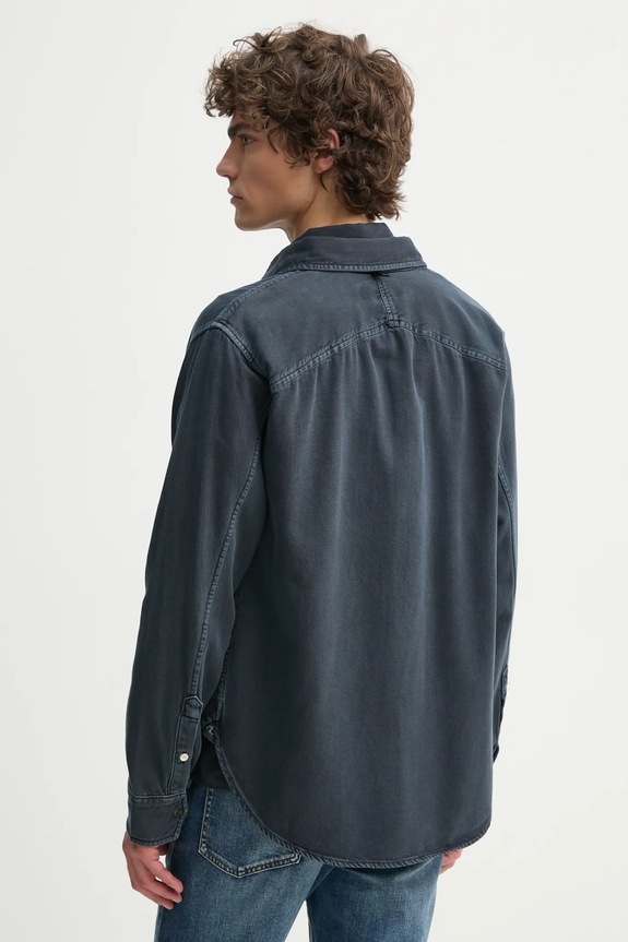 Oblečenie Košeľa Rag & Bone MED24S0004ZDMI tmavomodrá