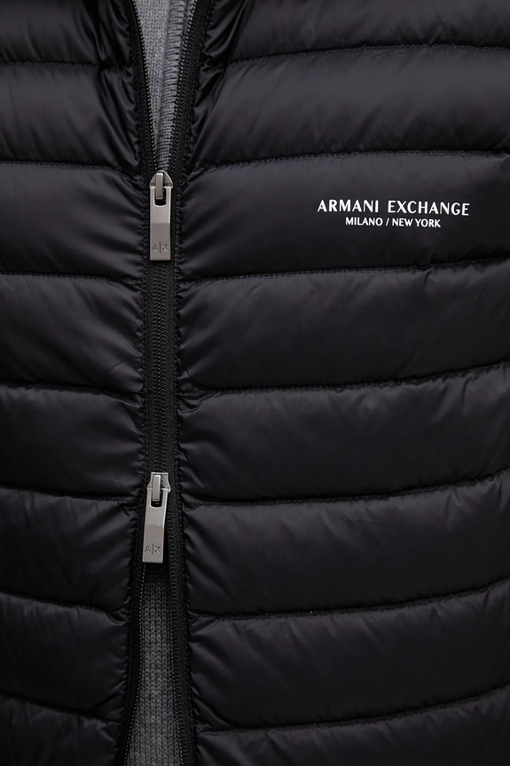 Armani Exchange bezrękawnik puchowy XM001576.AF16927.NOS czarny