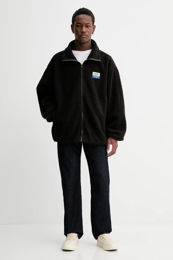 American Vintage hanorac fleece MHOK17A maro AA00