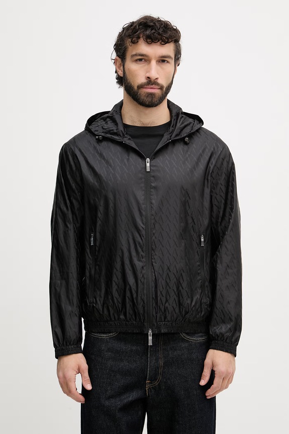 Armani Exchange prechodná bunda pánska čierna XM001582.AF16628.NOS