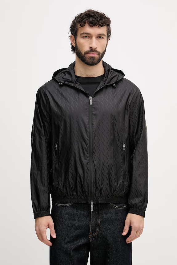 Armani Exchange prechodná bunda pánska čierna XM001582.AF16628.NOS