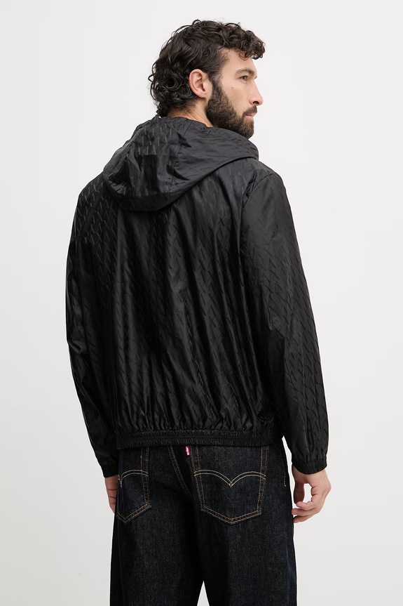 Oblečenie Armani Exchange prechodná bunda pánska XM001582.AF16628.NOS čierna