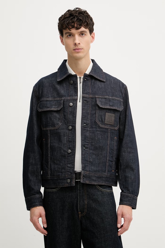 Armani Exchange kurtka męska jeansowa granatowy XM000343.AF12284.NOS