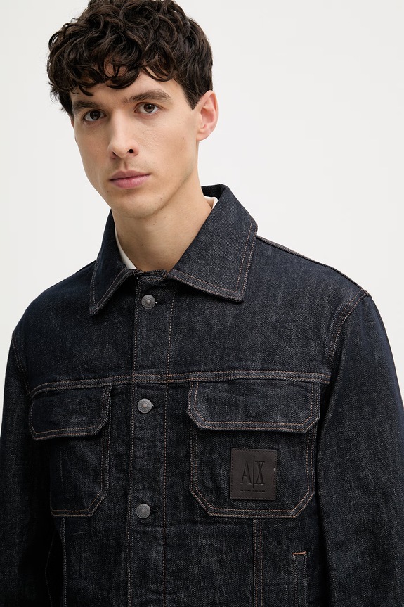 Armani Exchange kurtka męska jeansowa granatowy XM000343.AF12284.NOS