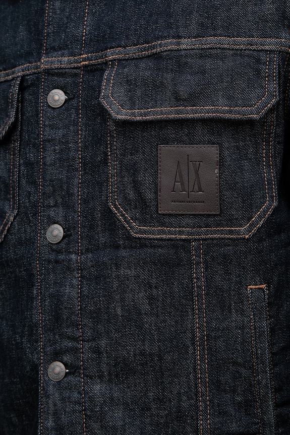 Armani Exchange kurtka męska jeansowa XM000343.AF12284.NOS granatowy