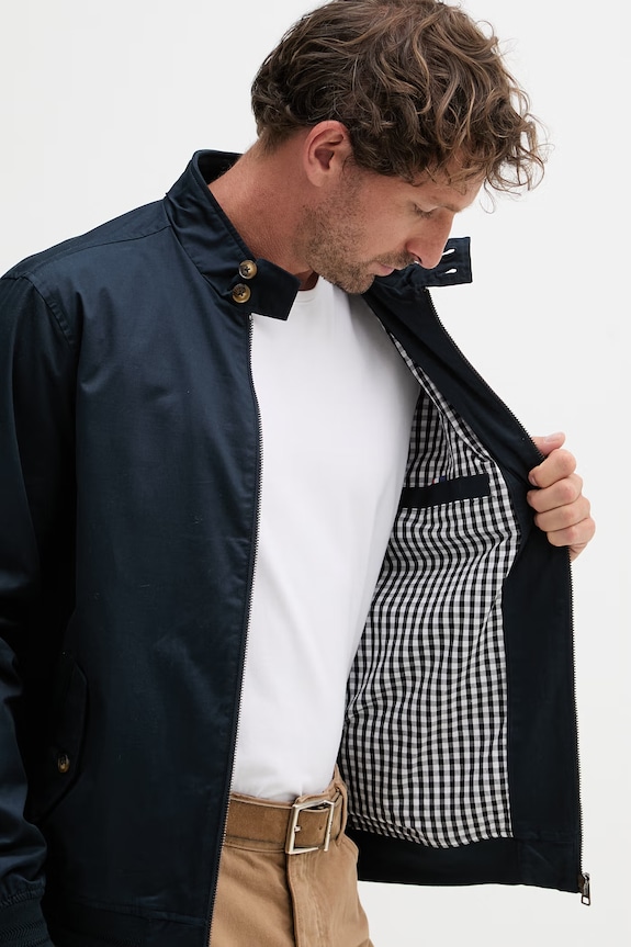 U.S. Polo Assn. prechodná bunda pánska bavlnená Harrington MUP3260