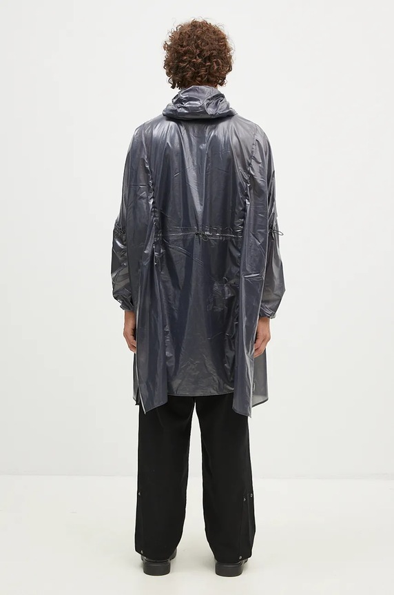 Clothing Rains rain jacket Long Ultralight Anorak 18810.BLACK black