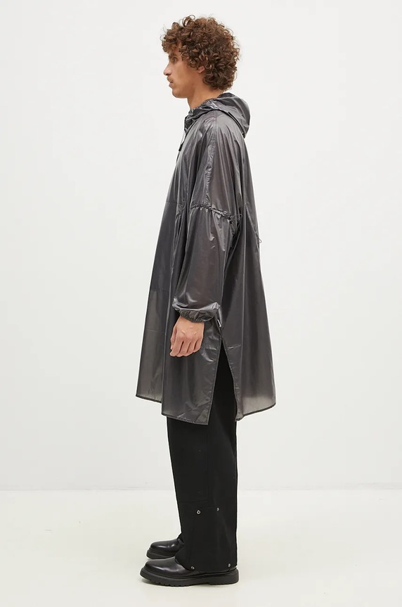 Kišna jakna Rains Long Ultralight 18770 BLACK 18770.BLACK crna AA00