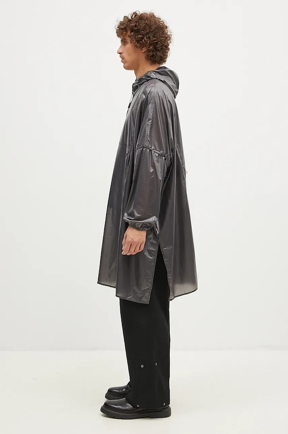 Kišna jakna Rains Long Ultralight 18770 BLACK 18770.BLACK crna AA00