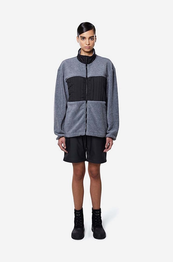 Oblečení Bunda Rains Fleece Jacket 1852.HEATHERGREY šedá