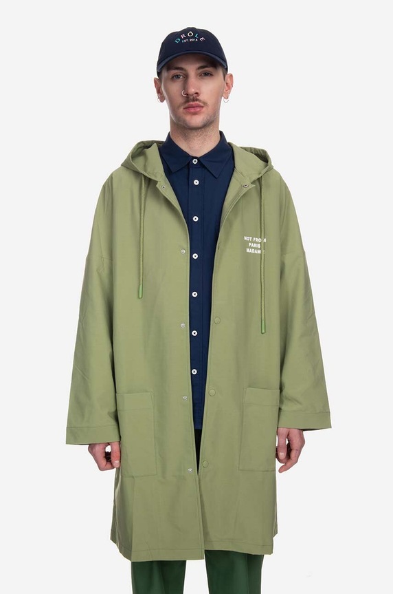 Drôle de Monsieur jacket La Parka with green CT105.KHAKI