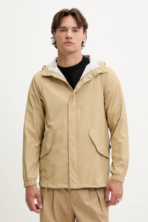 Rains rövid kabát nem bélelt bézs 18010.