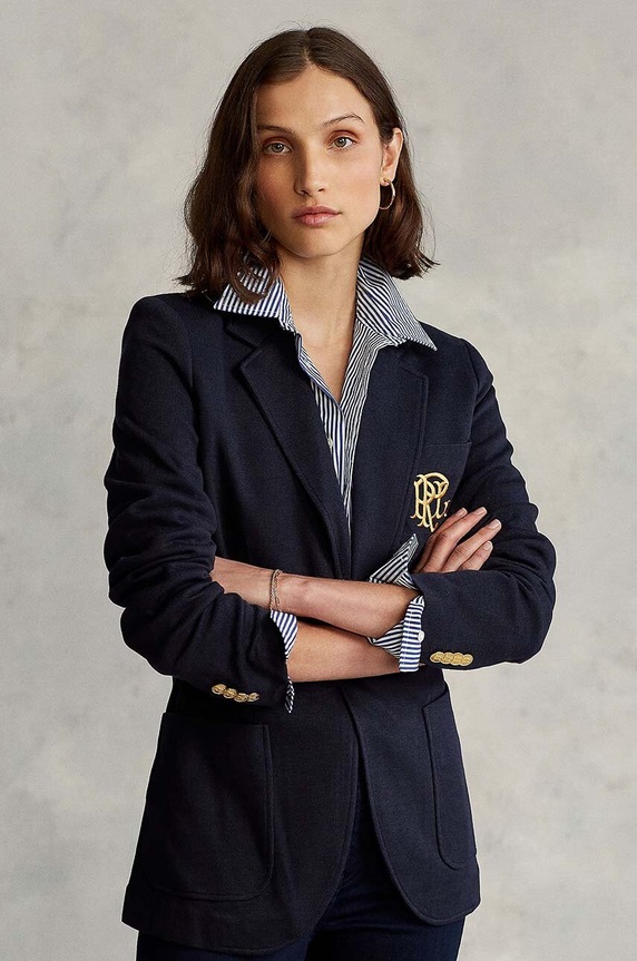 Polo Ralph Lauren - Σακάκι ύφασμα σκούρο μπλε 211795348002