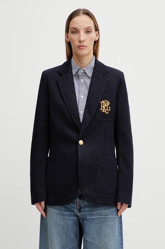 Polo Ralph Lauren - Sako jednoradový tmavomodrá 211795348002