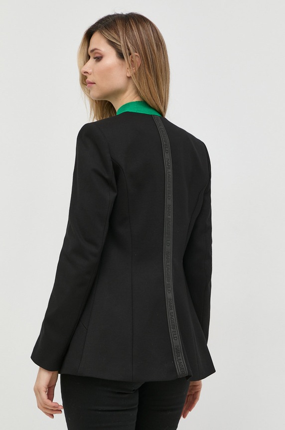 Odzież Karl Lagerfeld marynarka 225W1400 czarny