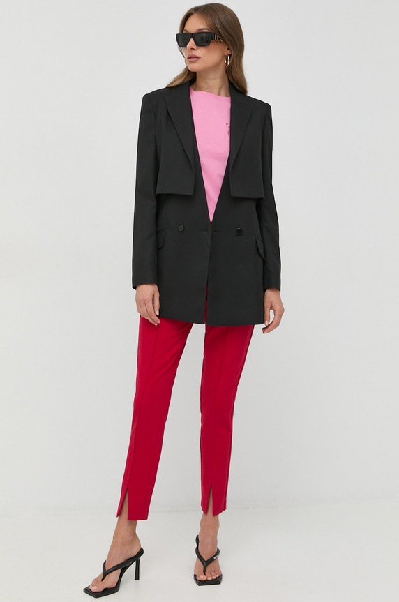 Karl Lagerfeld marynarka 225W1402 czarny AA00