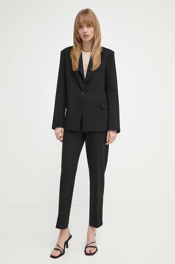 2NDDAY sacou 2ND Janet - Attired Suiting 2000115119 negru AA00