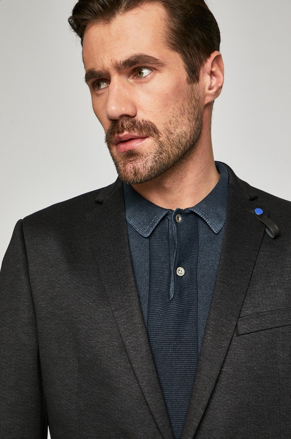 s.Oliver Black Label - Marynarka 02.899.54.4494 szary AA00