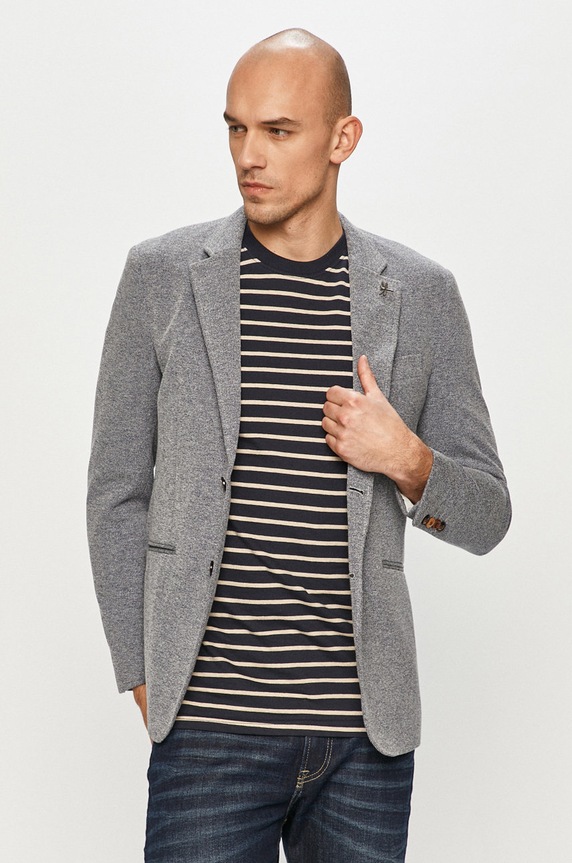 Jack & Jones - Marynarka tkanina granatowy 12149223