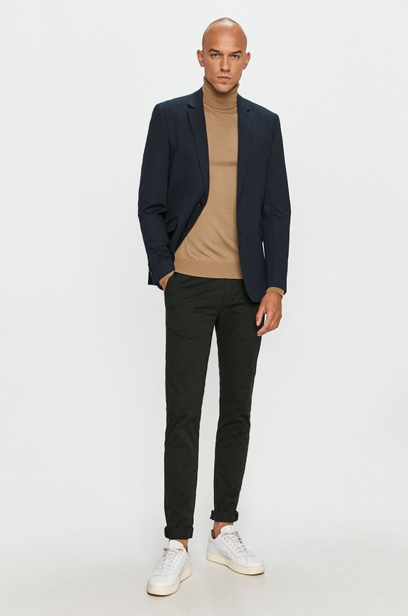 Clean Cut Copenhagen - Marynarka CC1680.Navy02 granatowy AA00