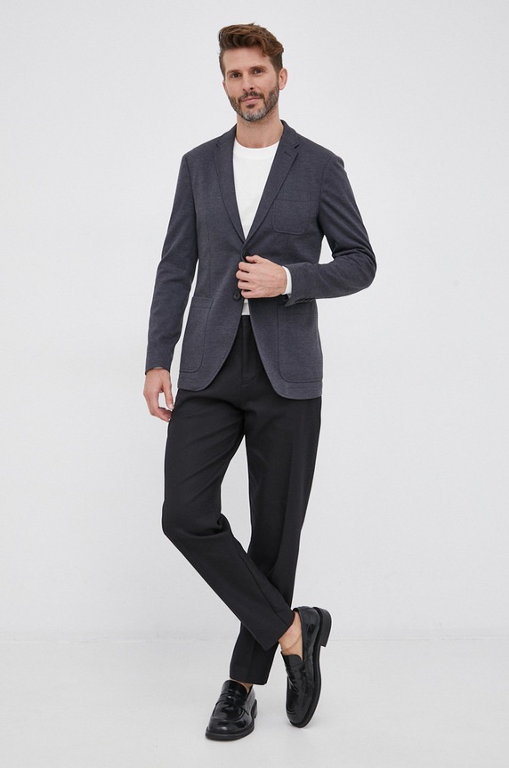 Sako Selected Homme 16079749.DarkSapphi šedá AA00