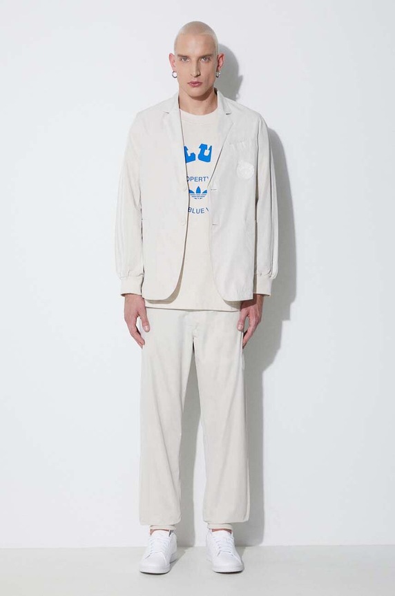 adidas Originals marynarka Club Blazer IA2495 beżowy SS23