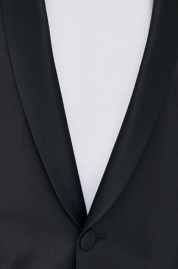 Karl Lagerfeld marynarka wełniana 500096.155225 czarny