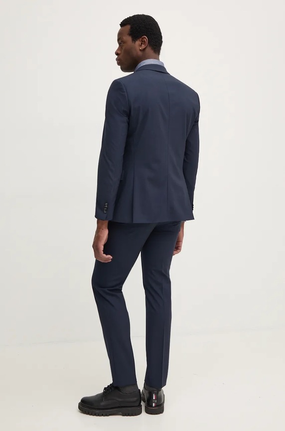 BOSS garnitur wełniany 50493667 niebieski AA00