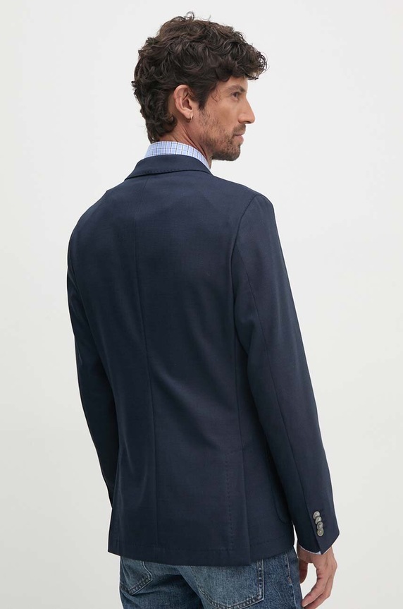 Abbigliamento BOSS giacca in lana 50480317 blu navy