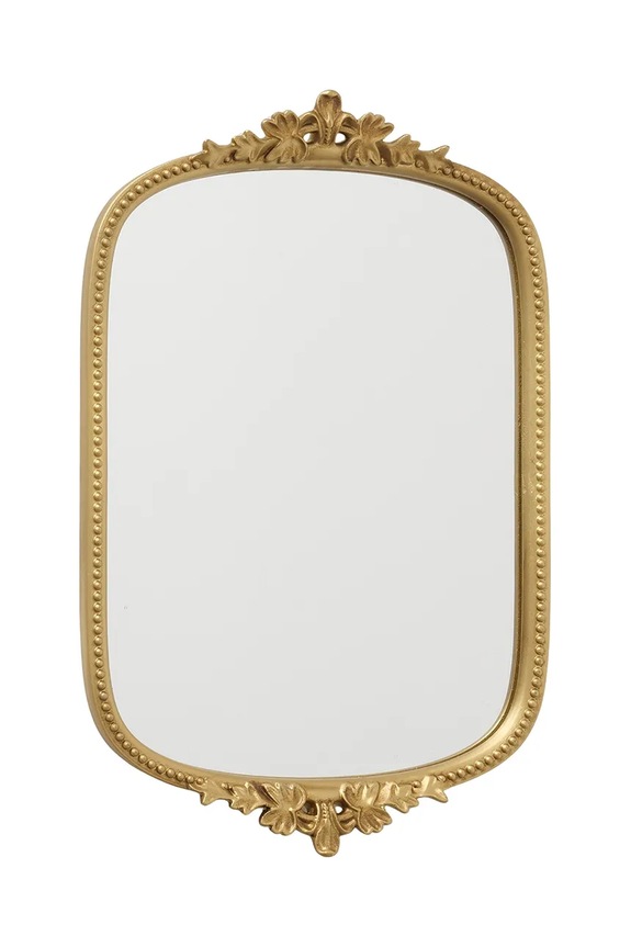 Stensko ogledalo Boltze 45 x 29,5 cm rumena 2059929