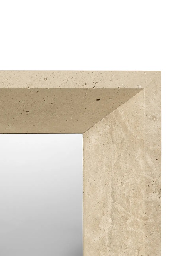 Настінне дзеркало ferm LIVING Lancet 63,5 x 53 x 12 cm 1104271108 бежевий AA00