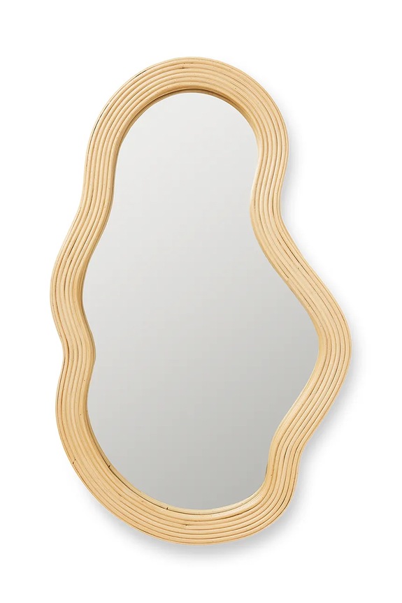ferm LIVING fali tükör Pond Mirror M bézs 1104270053