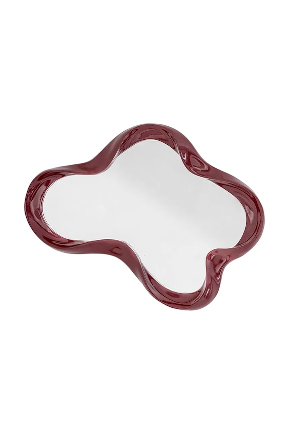 Bloomingville oglindă de perete Violeta 47 x 61,5 x 7 cm rosu 82065147