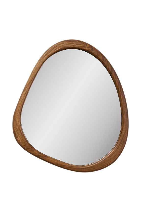 Zidno ogledalo House Nordic Luxon 44 x 48 cm smeđa 4001711