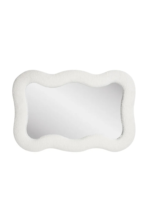 Nástenné zrkadlo House Nordic Bosaro 80 x 54 cm 4001718 biela AA00